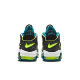 Nike Air More Uptempo Black Volt Geode Teal (GS) Angle 3