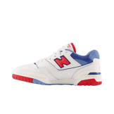 New Balance 550 White Red Blue Angle 0