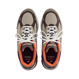 New Balance 990v3 Made In USA By Teddy Santis Khaki Orange Angle 0