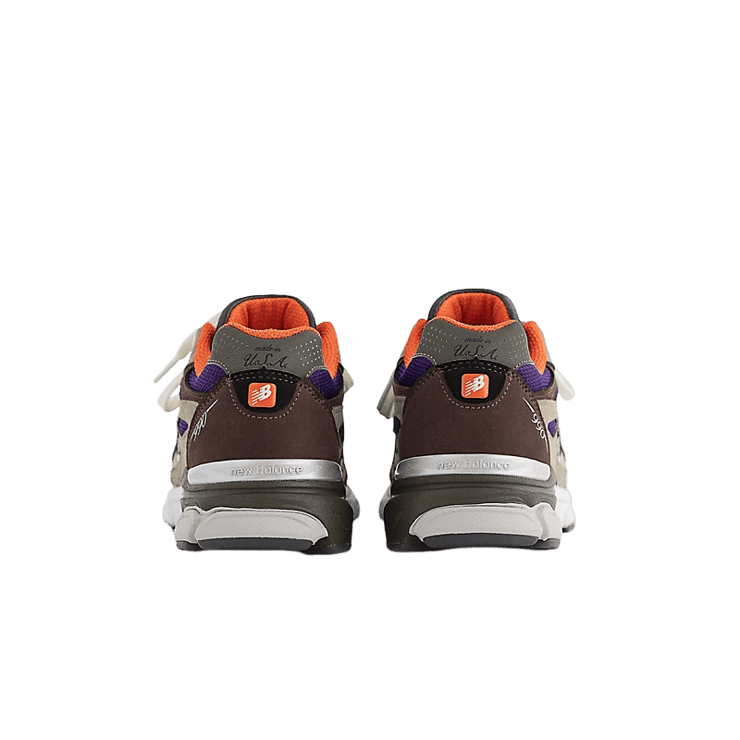 New Balance 990v3 Made In USA By Teddy Santis Khaki Orange Angle 1