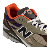 New Balance 990v3 Made In USA By Teddy Santis Khaki Orange Angle 4