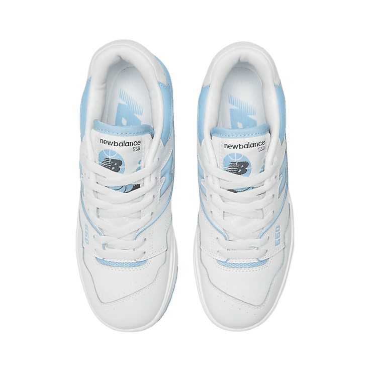 New Balance 550 White Blue Haze (W) Angle 1