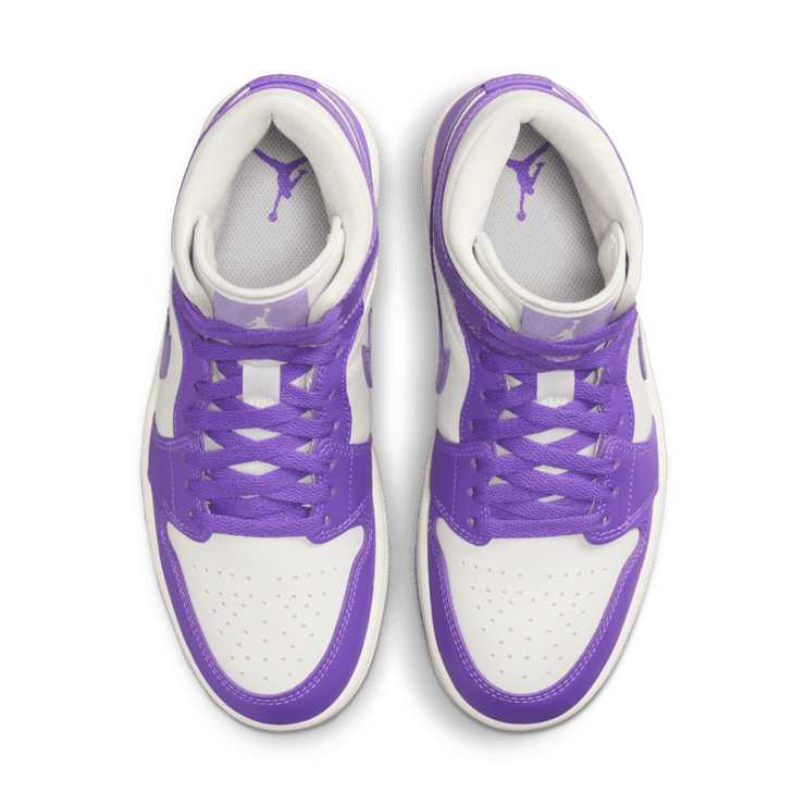 Air Jordan 1 Mid Action Grape Sky J Light Purple (W) Angle 1