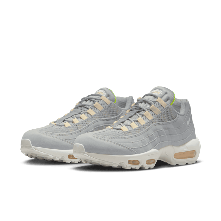 Nike Air Max 95 Grey Beige Volt Angle 2