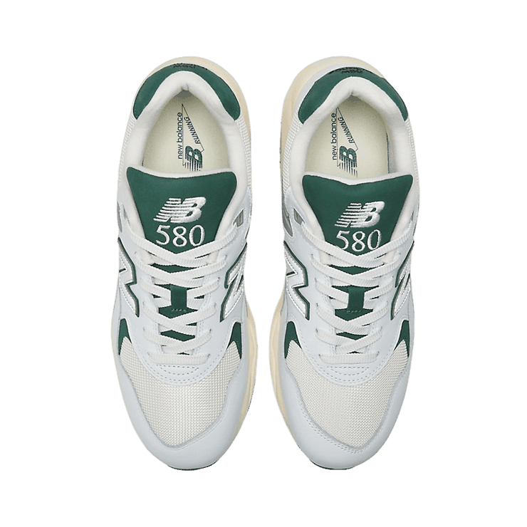 New Balance 580v2 White Natural Green Angle 1