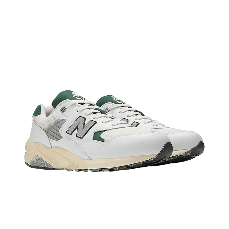 New Balance 580v2 White Natural Green Angle 2