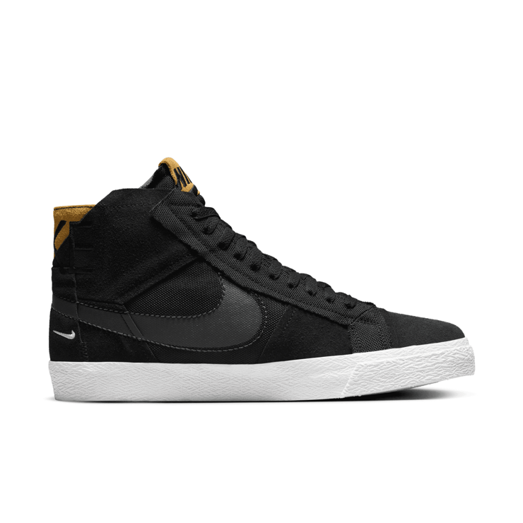Nike SB Zoom Blazer Mid Patchwork Black Angle 0