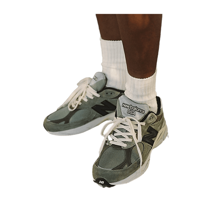 New Balance 990v3 JJJJound Olive Angle 2