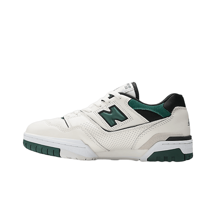 New Balance 550 Off White Pine Green Angle 0