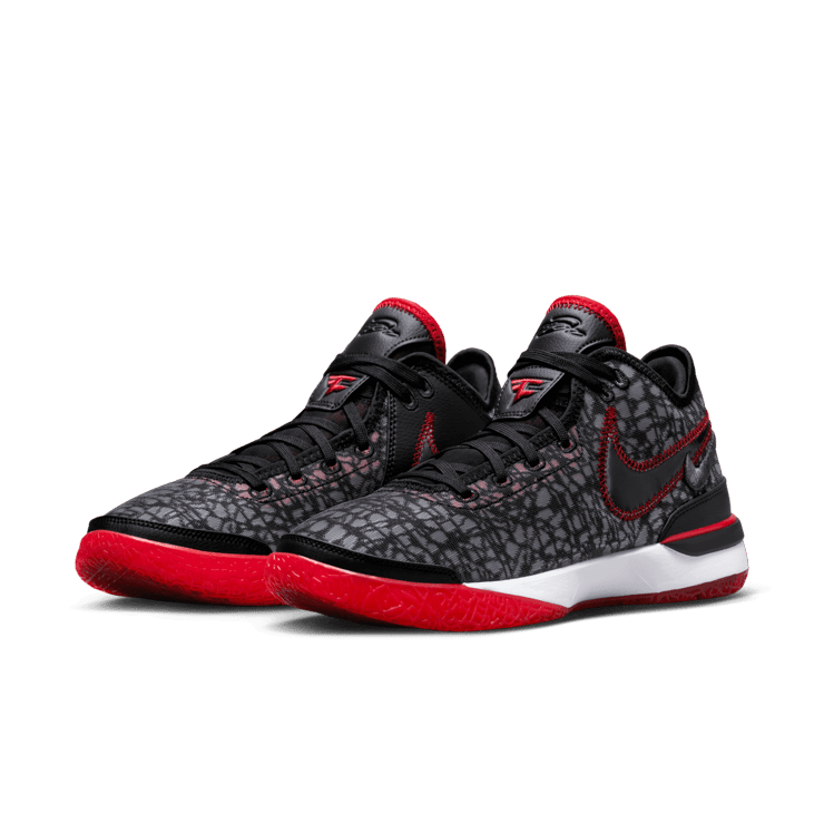 Nike Zoom LeBron NXXT Gen FaZe Bred Angle 2