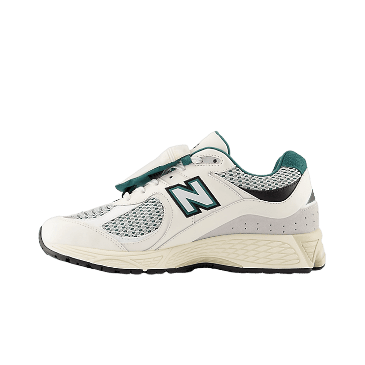 New Balance 2002R Pouch Beige Green Angle 0