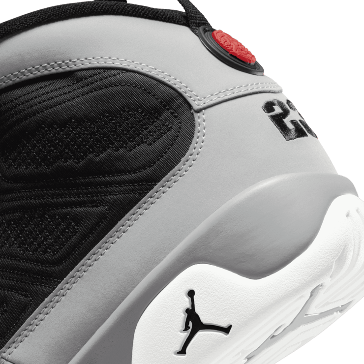 Jordan 9 Retro Particle Grey Angle 5