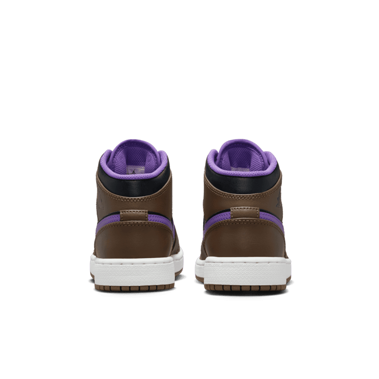 Air Jordan 1 Mid Palomino Wild Berry (GS) Angle 3