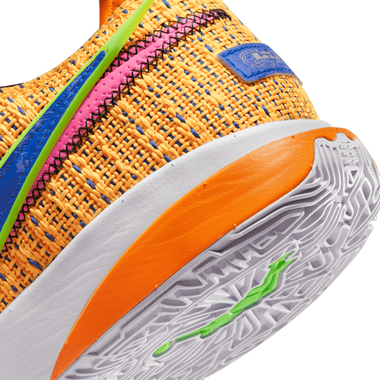 Nike LeBron 20 Laser Orange Angle 5