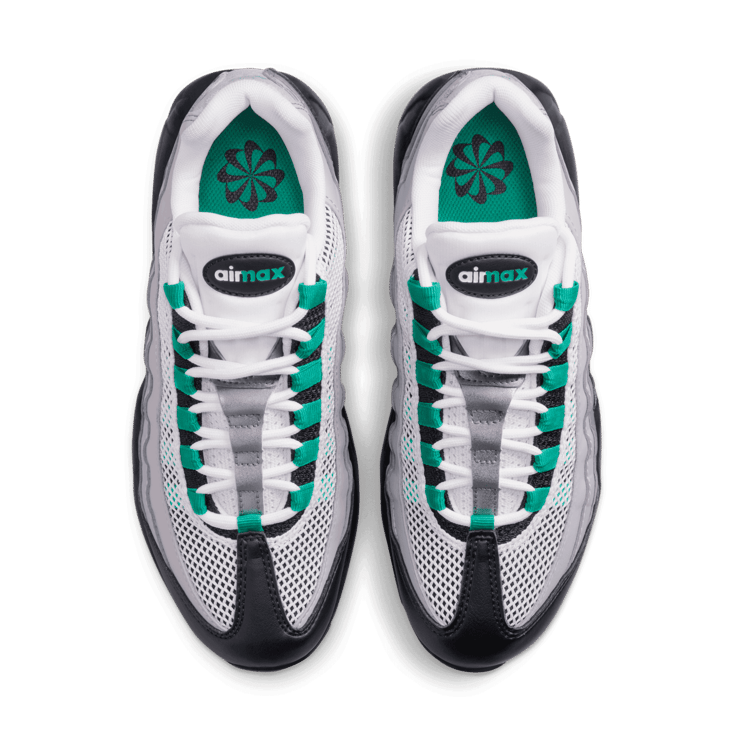 Sneaker Air Max 95 Og (white/emerald Green-blue) Nike Air Max 95
