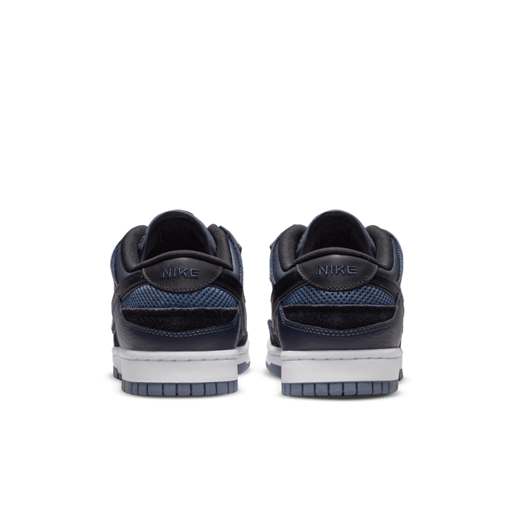 Nike Dunk Low Scrap Black Navy Angle 3