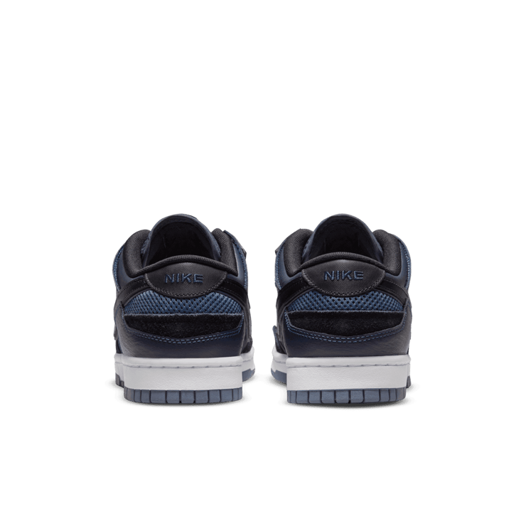Nike Dunk Low Scrap Black Navy Angle 3