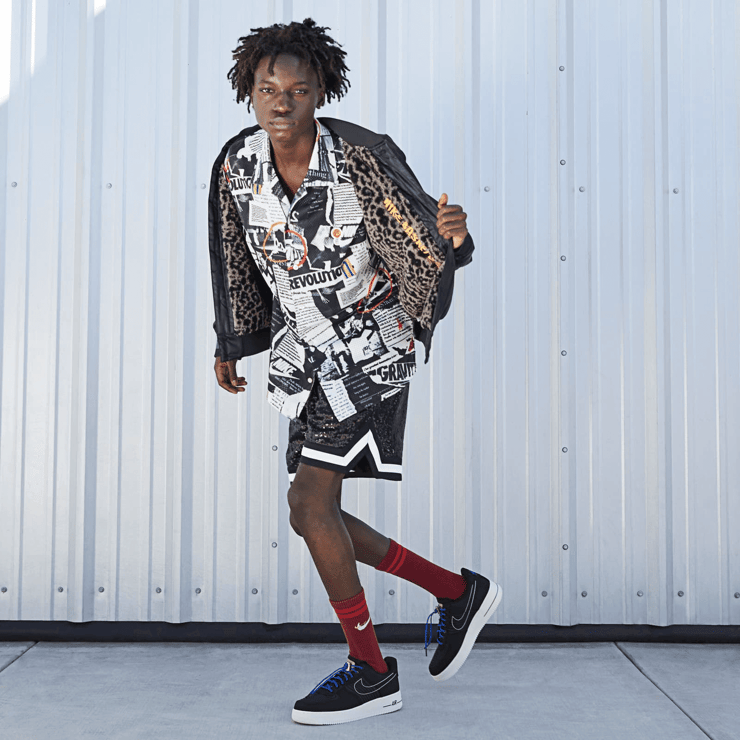 Nike Air Force 1 Low Moving Company Black Anthracite Angle 0