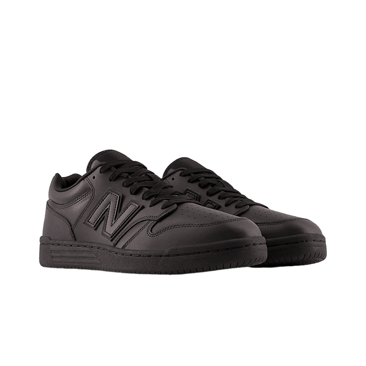 New Balance 480 Triple Black Angle 2