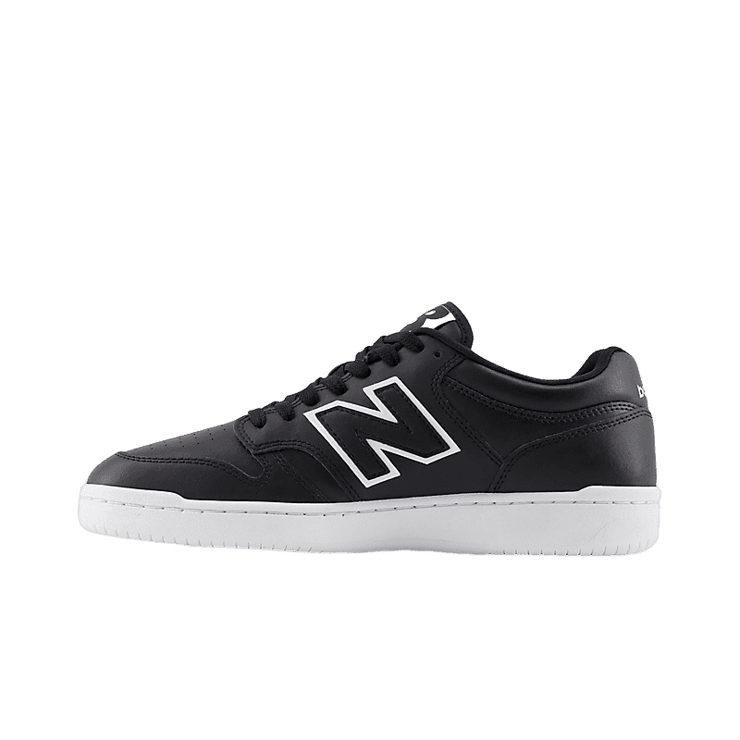 New Balance 480 Black White Angle 0