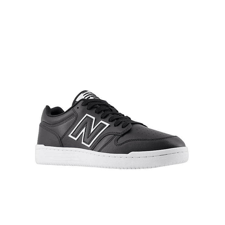 New Balance 480 Black White Angle 2