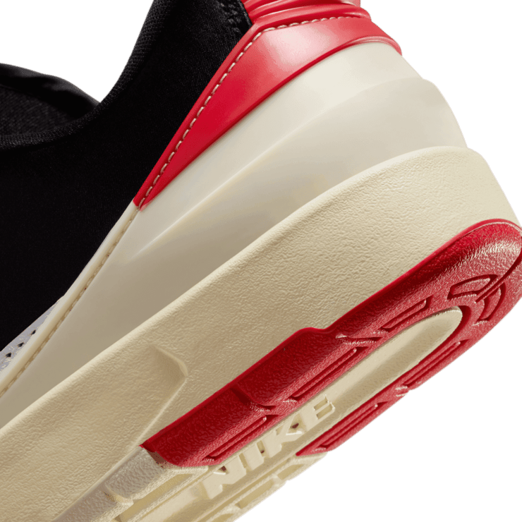 Air Jordan 2 Low Retro White University Red Black (W) Angle 5