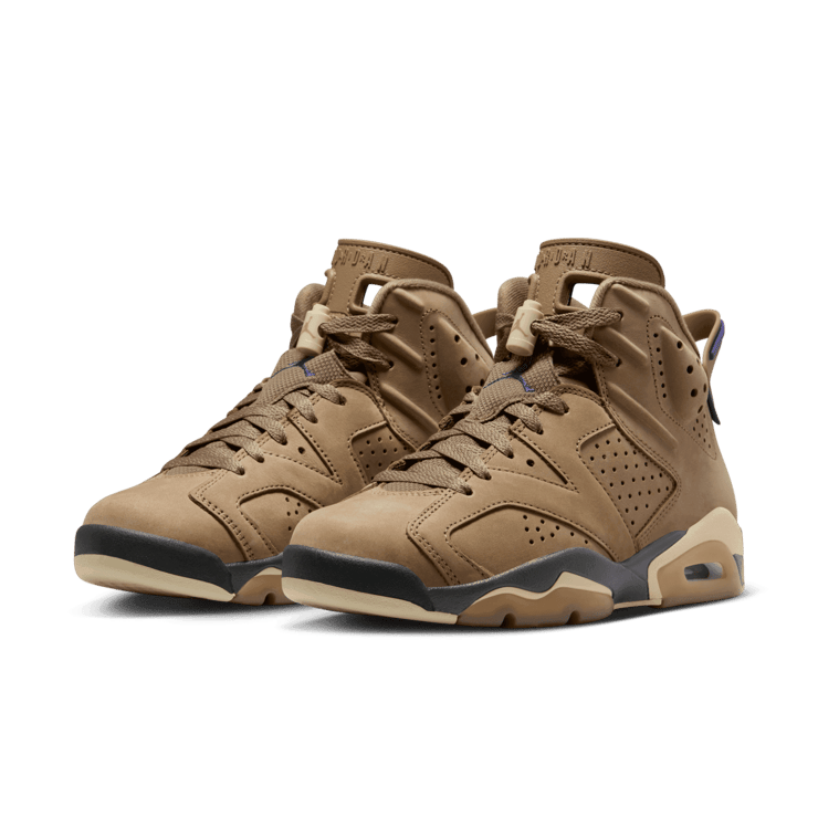 Air Jordan 6 Retro Gore-Tex Brown Kelp (W) Angle 2