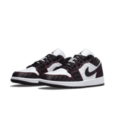 Jordan 1 Low SE Utility White Black Gym Red (W) Angle 2