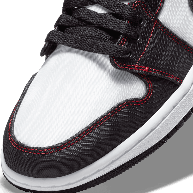 Jordan 1 Low SE Utility White Black Gym Red (W) Angle 4