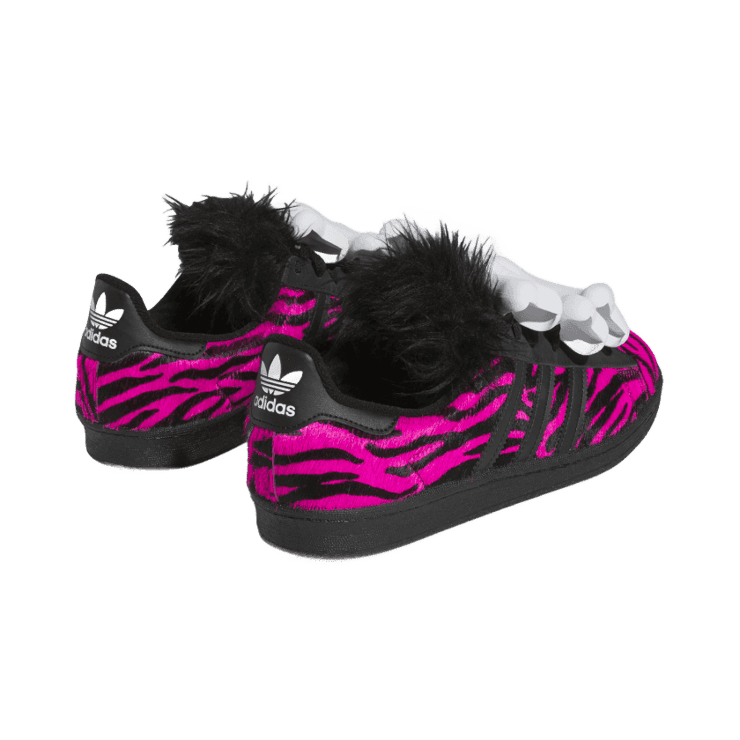 adidas Campus 80s Bones Jeremy Scott Fuchsia Black Angle 3