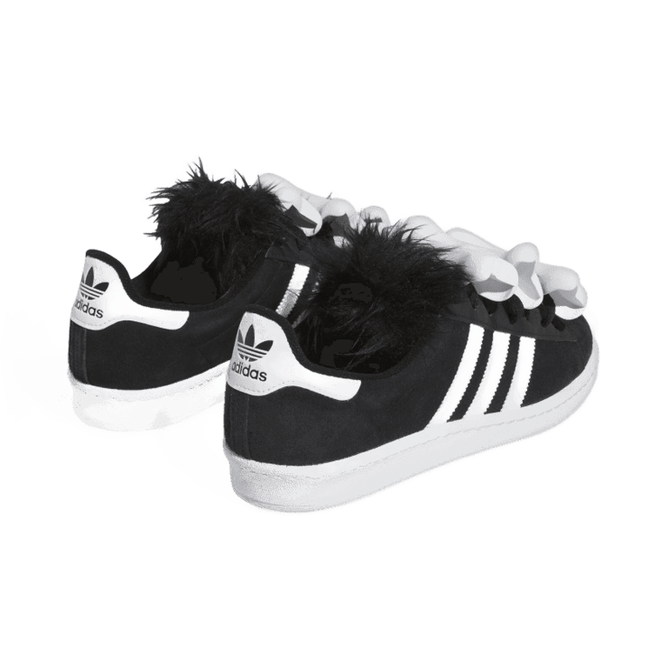 adidas Campus 80s Bones Jeremy Scott Black White Angle 3