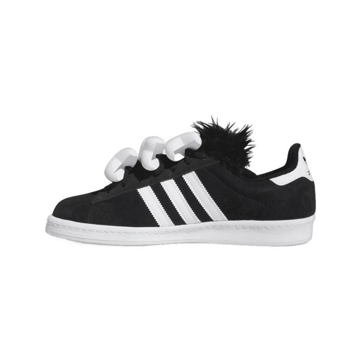 adidas Campus 80s Bones Jeremy Scott Black White Angle 4
