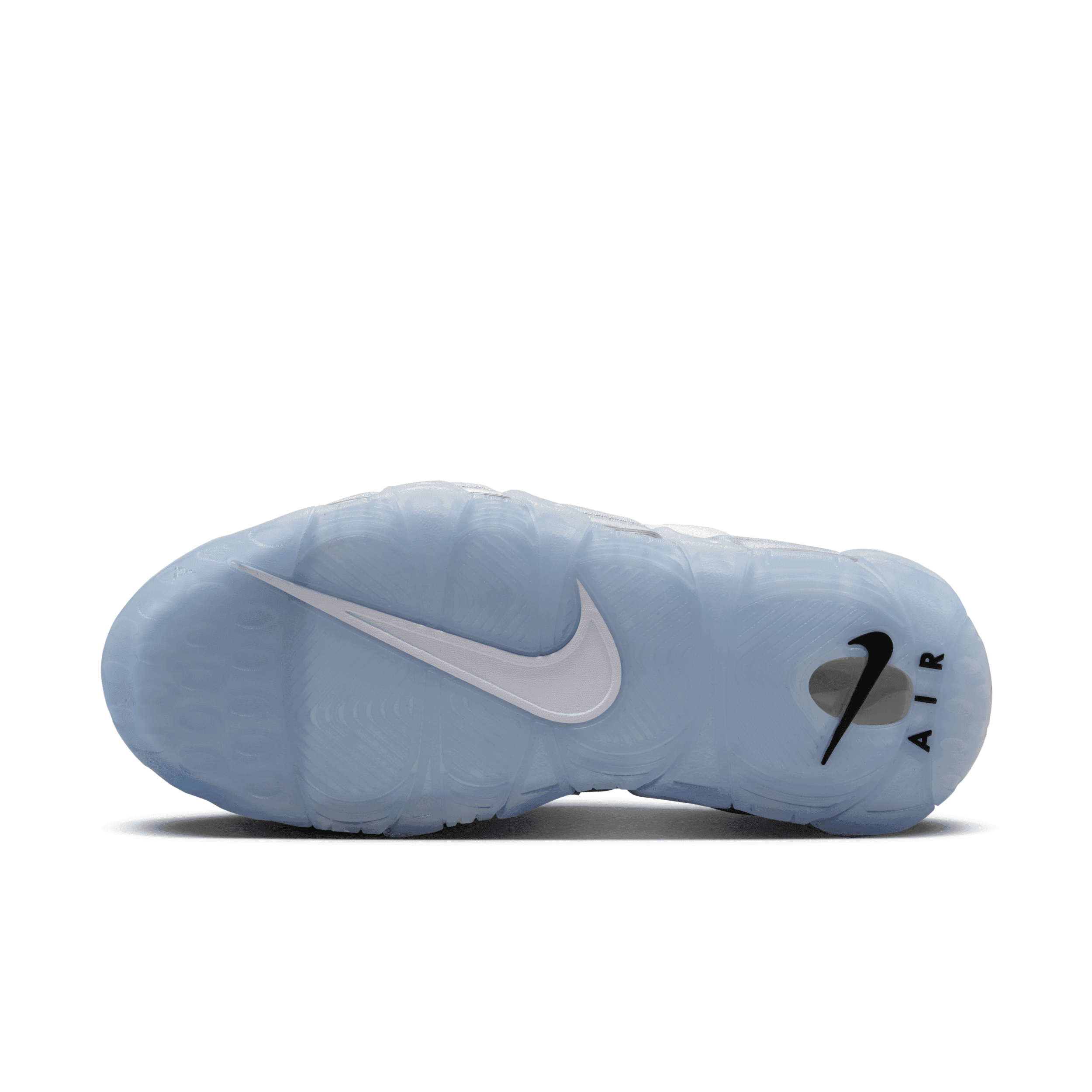 nike air more uptempo white silver