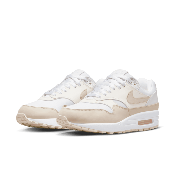 Nike Air Max 1 Premium Summit White Sanddrift (W) Angle 2