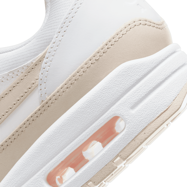 Nike Air Max 1 Premium Summit White Sanddrift (W) Angle 5