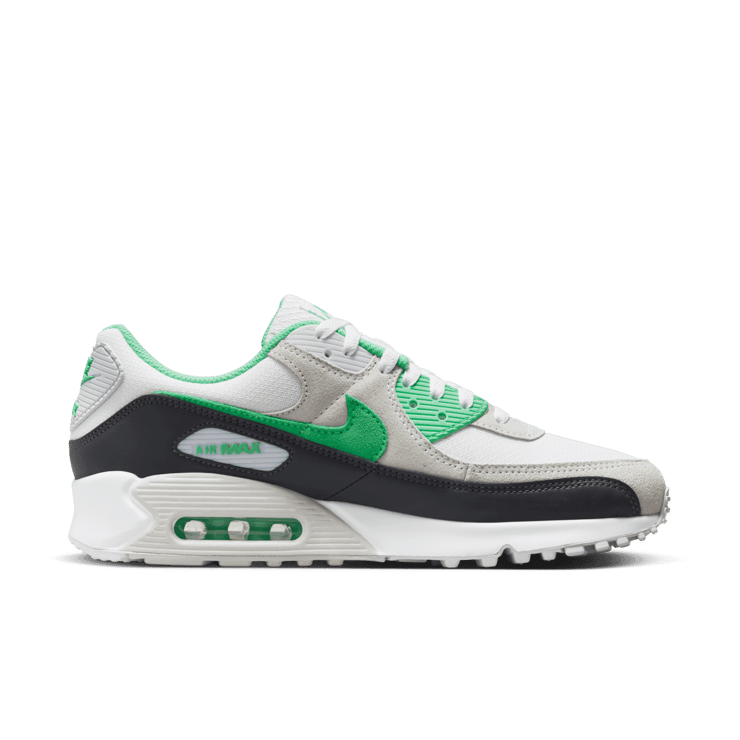 Nike Air Max 90 White Spring Green Angle 1