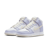 Nike Dunk High White Coconut Milk Oxygen Purple (W) Angle 2