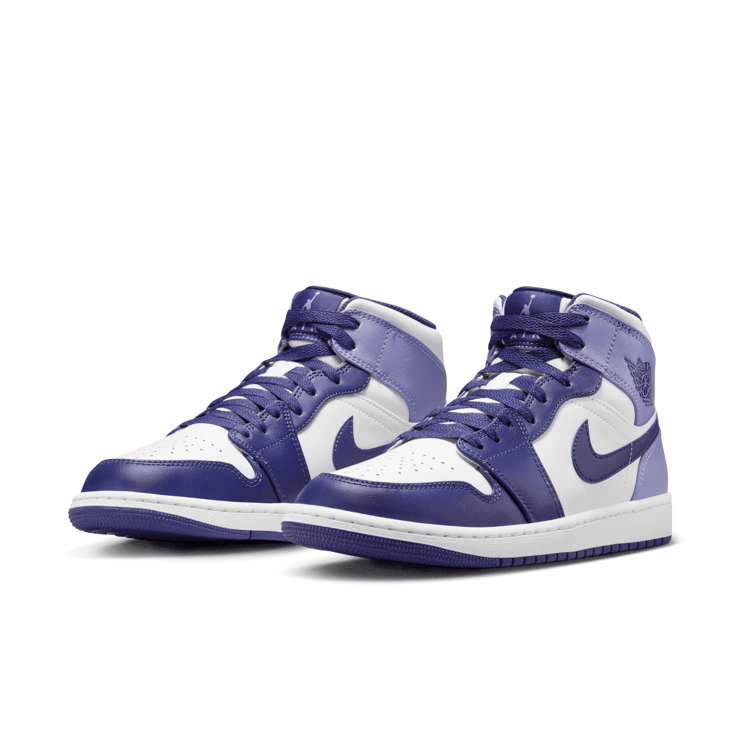 Air Jordan 1 Mid Blueberry Angle 2