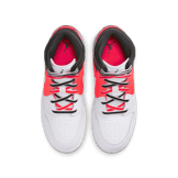 Air Jordan 1 Mid SE Black White Infrared 23 (GS) Angle 1