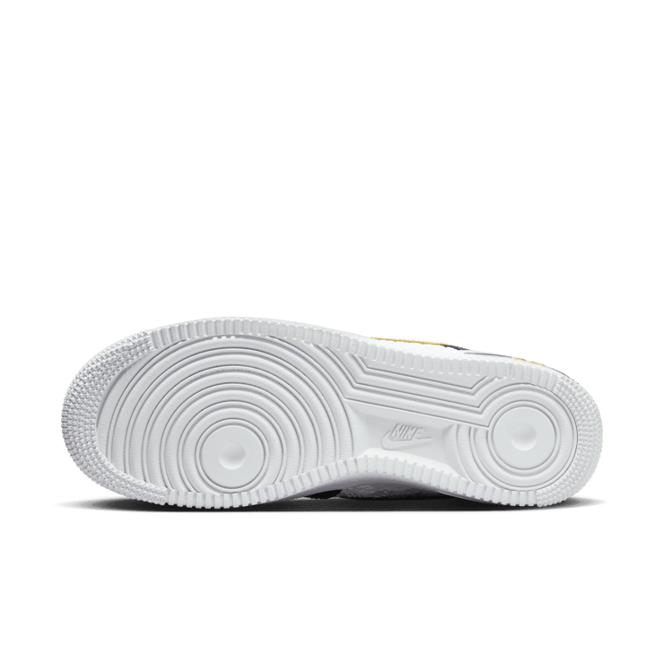 Nike Air Force 1 Low EMB Dark Obsidian University Gold Angle 0