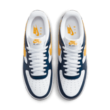 Nike Air Force 1 Low EMB Dark Obsidian University Gold Angle 1