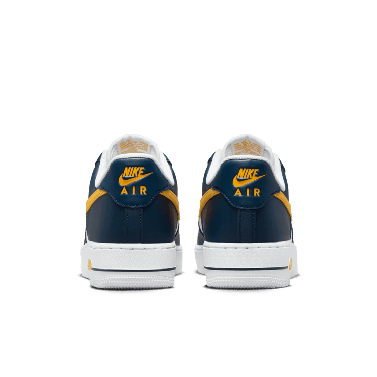 Nike Air Force 1 Low EMB Dark Obsidian University Gold Angle 3