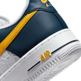 Nike Air Force 1 Low EMB Dark Obsidian University Gold Angle 5
