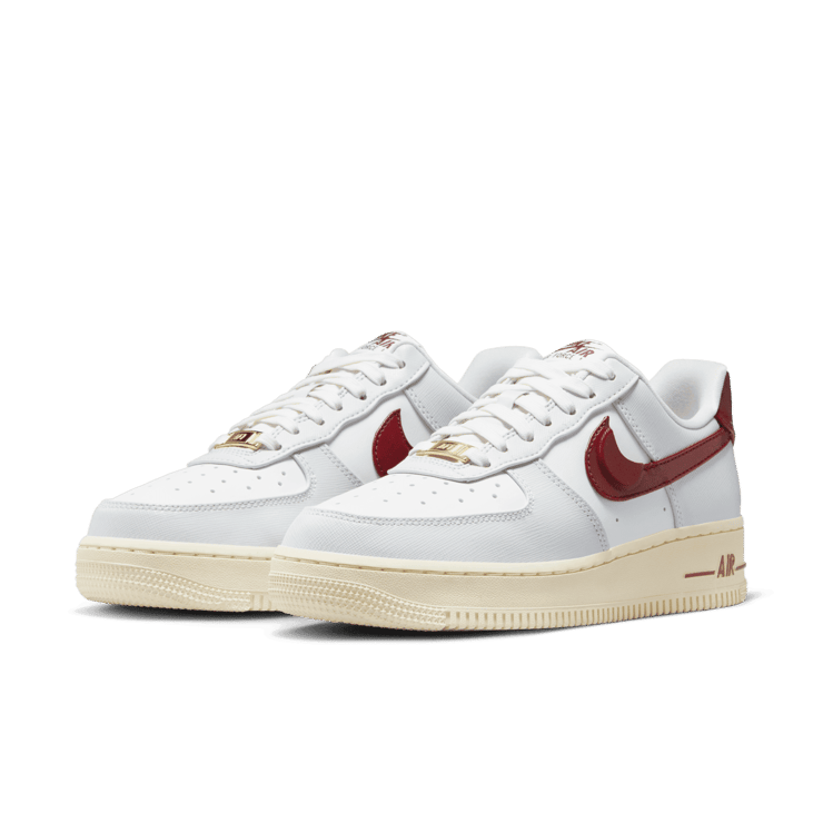 Nike Air Force 1 Low '07 SE Just Do It Photon Dust Team Red (W) Angle 2