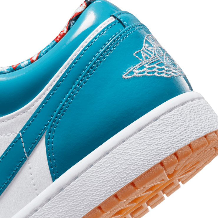 Jordan 1 Low Barcelona Cyber Teal Angle 5