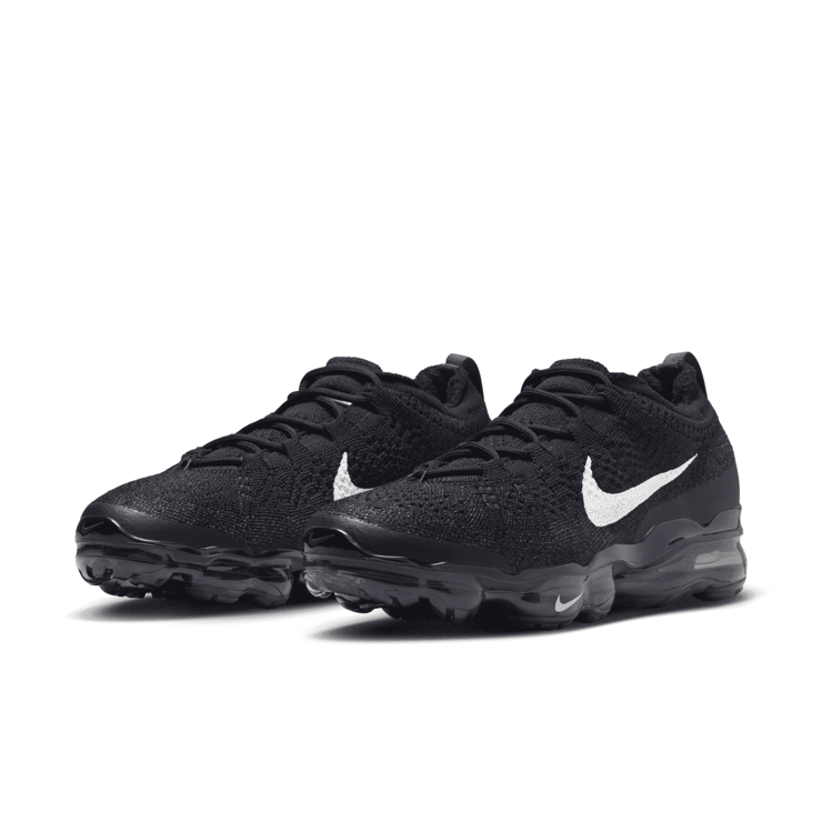 Nike Air VaporMax 2023 Flyknit Black Sail (W) Angle 3
