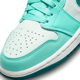 Air Jordan 1 Mid SE Bleached Turquoise Sky J Teal (W) Angle 5