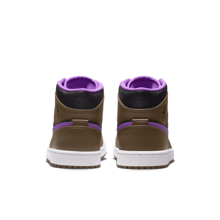 Air Jordan 1 Mid Purple Mocha Angle 3