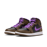 Air Jordan 1 Mid Purple Mocha Angle 2