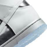 Nike Dunk High SE White Metallic Silver Clear (W) Angle 5